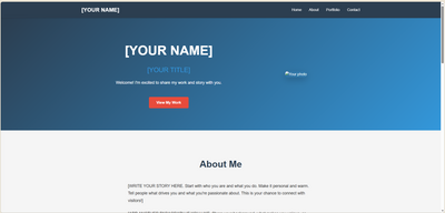 Personal Portfolio Template
