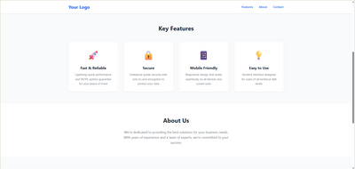 Landing Page Template