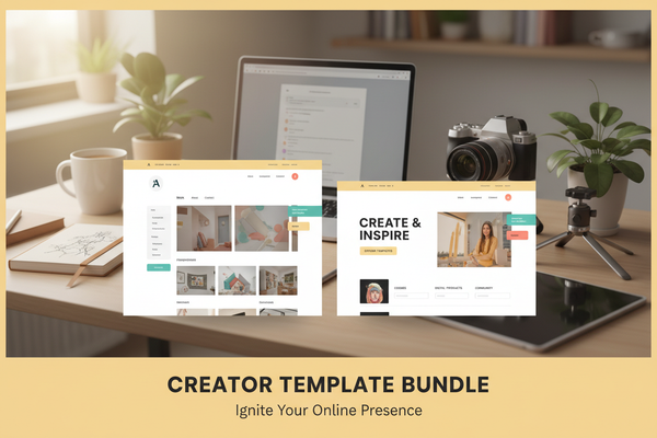 [RECOMMENDED FOR CREATORS] Buy Personal Portfolio Template and Landing Page Template together, get setup for free!
