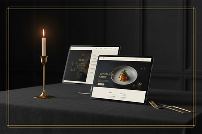 [RECOMMENDED FOR RESTAURANTS] Buy Menu Template and Business Homepage Template together, get setup for free!