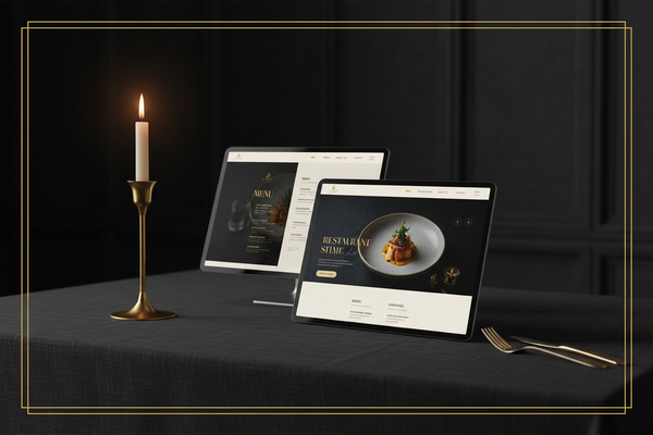[RECOMMENDED FOR RESTAURANTS] Buy Menu Template and Business Homepage Template together, get setup for free!