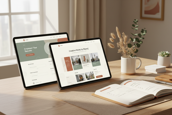 [RECOMMENDED FOR SERVICE BUSINESSES] Buy Business Homepage Template and Personal Portfolio Template together, get setup for free!